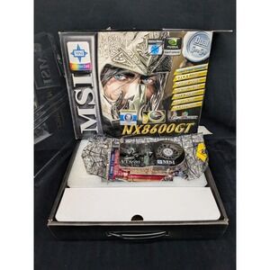 MSI NX8600GT T2D256EZ Graphics Card With Box Untested
